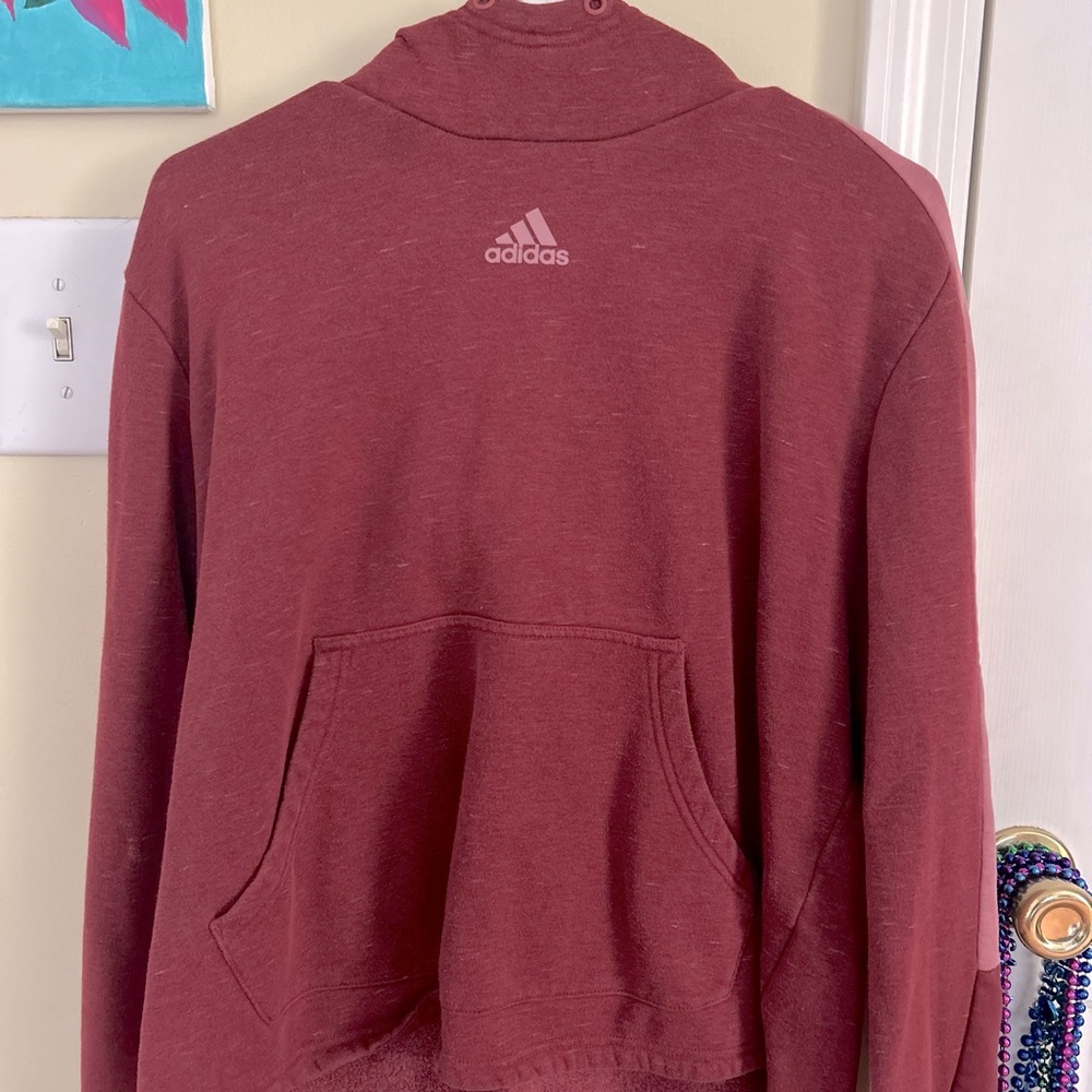 Adidas sweatshirt small light pink and darker pink